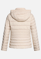 Steppjacke leicht mit abnehmbarer Kapuze / Rückseite