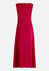 Cocktailkleid mit Raffung / Rückseite