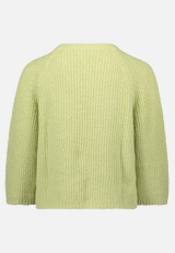 Strickpullover mit Rundhalsausschnitt / Rückseite