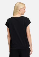 Casual-Shirt mit Print / Modellfoto Rückseite
