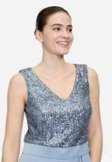 Jumpsuit mit Pailletten / Detailbild