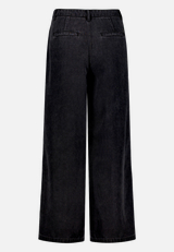 Wideleg-Hose mit Bundfalten  / Rückseite