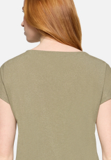 Halbarm-Shirt mit Schleifenknoten / Detailbild