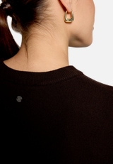 Basic-Strickpullover  kurzarm / Detailbild