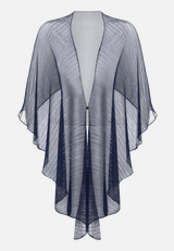 Cape im Glitzer-Look / Vorderseite