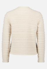 Grobstrickjacke mit Struktur / Rückseite