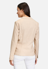 Blazer-Jacke langarm / Modellfoto Rückseite