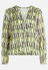 Casual-Bluse mit Muster / Vorderseite