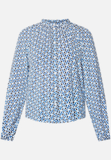 Bluse mit grafischem Print / Vorderseite