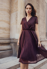 Cocktailkleid mit Plissee / Imagebild
