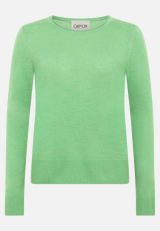 Kaschmir-Pullover mit Rundhalsausschnitt / Vorderseite