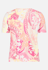 Basic Shirt mit Print / Rückseite
