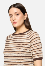 Strickpullover mit Rundhalsausschnitt / Detailbild