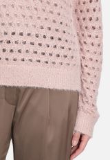Strickpullover mit Effektgarn / Detailbild