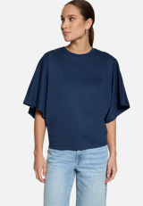 T-Shirt  mit weiten Ärmeln  / Modellfoto Vorderseite