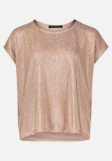 Casual-Shirt mit Glanzeffekt / Vorderseite