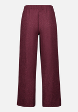 Casual-Hose mit weitem Bein / Rückseite