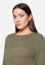 Strickpullover mit 3/4 Arm / Detailbild