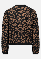 Strick-Cardigan mit Jacquard / Rückseite