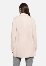 Longjacke mit Reverskragen / Modellfoto Rückseite