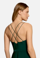 Abendkleid mit Volant / Detailbild