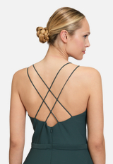 Abendkleid mit Volant / Detailbild