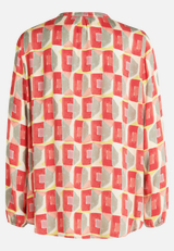 Casual-Bluse mit Knöpfen / Rückseite