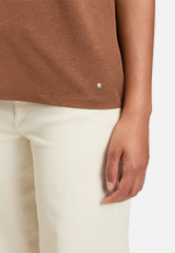Casual-Shirt mit Perlen / Detailbild