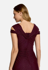 Abendkleid im Glitzer-Look / Detailbild