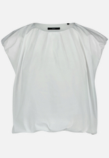 Cropped-Shirt  mit Rundhalsausschnitt  / Vorderseite