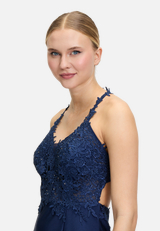 Abendkleid mit Strass / Detailbild