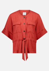 Casual-Jacke mit Taschen / Vorderseite