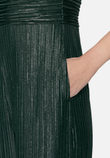 Jumpsuit mit Glanzeffekt / Detailbild