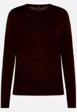 Basic-Pullover  mit Rundhalsausschnitt  / Vorderseite
