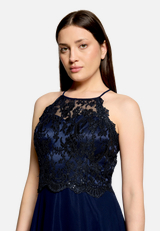 Abendkleid rückenfrei / Detailbild