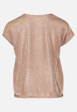 Casual-Shirt mit Glanzeffekt / Rückseite
