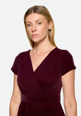 Cocktailkleid im Glitzer-Look / Detailbild