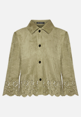 Blazer-Jacke mit Knöpfen / Vorderseite