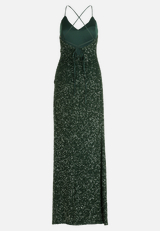 Abendkleid figurbetont / Rückseite