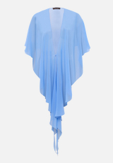 Chiffonstola mit Volant / Vorderseite