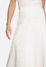 Denimrock  mit A-Linie Maxi / Detailbild