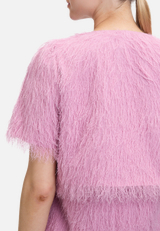 Bolero-Jacke mit Fransen / Detailbild