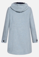 Wolljacke mit Kapuze / Rückseite