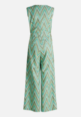 Jumpsuit mit Bindegürtel / Rückseite