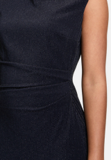 Cocktailkleid im Glitzer-Look / Detailbild