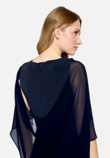 Cocktailkleid mit Raffung / Detailbild