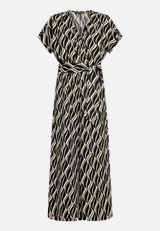 Eleganter Jumpsuit  mit grafischem Muster / Vorderseite
