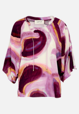 Casual-Bluse mit Muster / Vorderseite