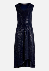 Cocktailkleid im Glitzer-Look / Vorderseite