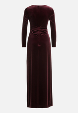 Abendkleid langarm / Rückseite